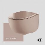 AeT Italia konzolna wc šolja u Pink mat obradi